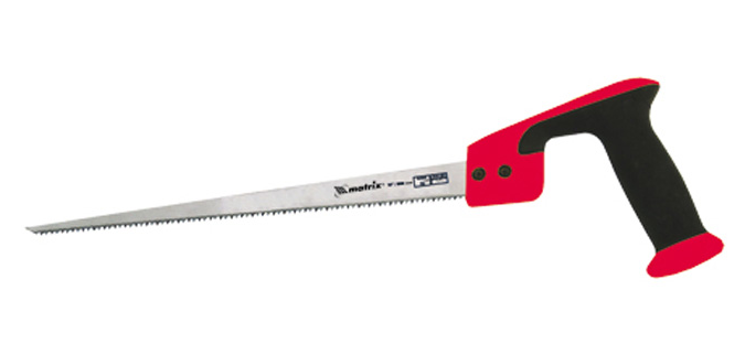 купить Ножовка по дереву 300мм Matrix выкружная, двухкомпон. ручка с доставкой