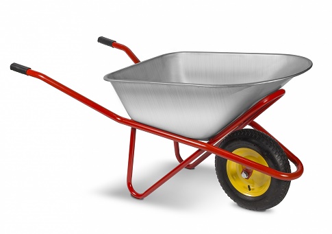 купить Тачка строительная INSTOR ТС-90/1 (1-колесная) 90л, 200кг, 4,00-8мм, кузов 0,8мм с доставкой