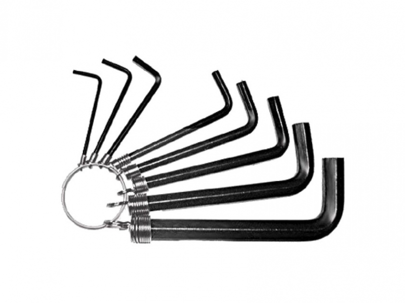 купить Набор ключей шестигранных FIT 8шт, 1.5-6мм, на кольце                                                с доставкой