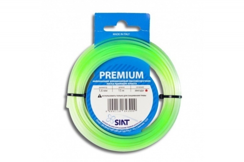 купить Леска PROFESSIONAL SIAT 1,6мм звезда (15м)                                                           с доставкой