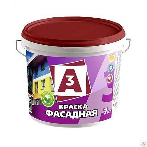 купить Краска ВД акриловая фасадная А3  7,0кг белая с доставкой