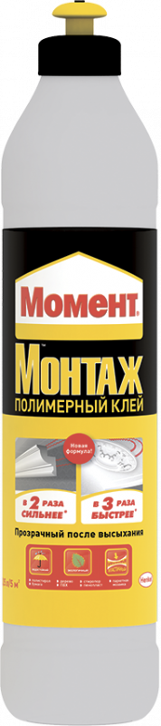купить Клей  Момент Монтаж Полимерный 250г                                                                  с доставкой