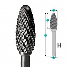 купить Шарошка по металлу SEB  H1232М06 с доставкой