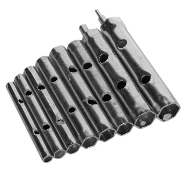 купить Набор ключей трубчатых FIT 10шт, 6-22мм, с воротком                                                  с доставкой