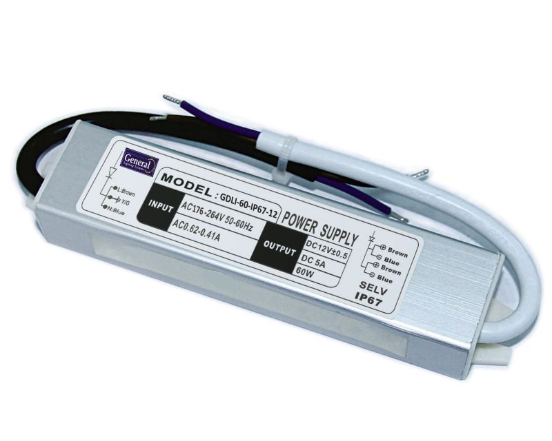 купить Драйвер General  60W (12V, 6A, IP67) с доставкой