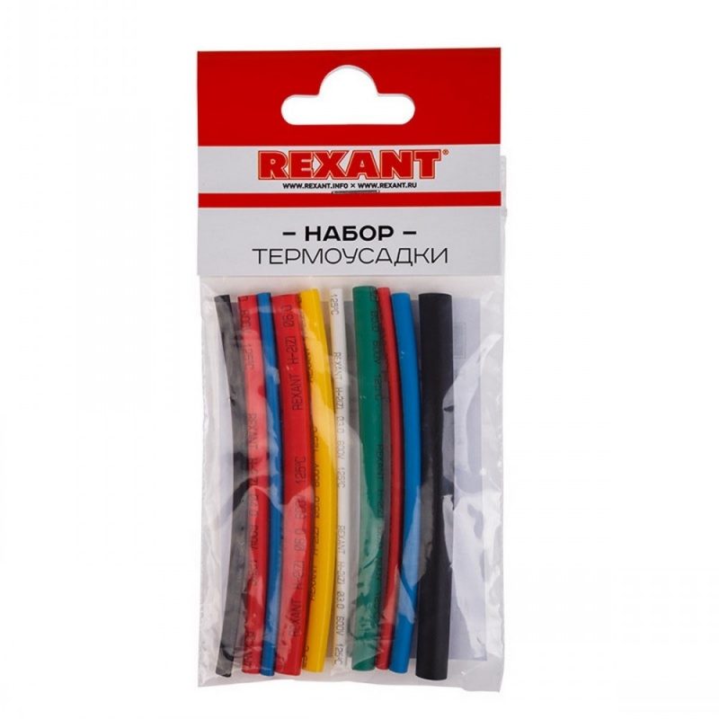 купить Набор термоусадочных трубок ТУТ №1 Авто 3/4/5/6мм 10шт с доставкой