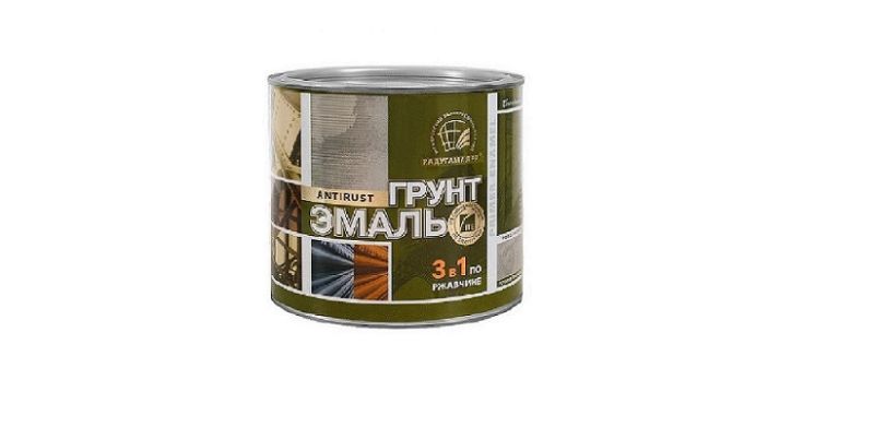 купить Грунт-эмаль по ржав.Радуга 3в 1 зеленый мох 1,9кг с доставкой
