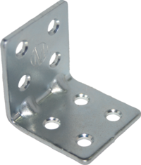 купить Уголок мебельный металл 32х32х30х1,8  8 отверстий                                                    с доставкой