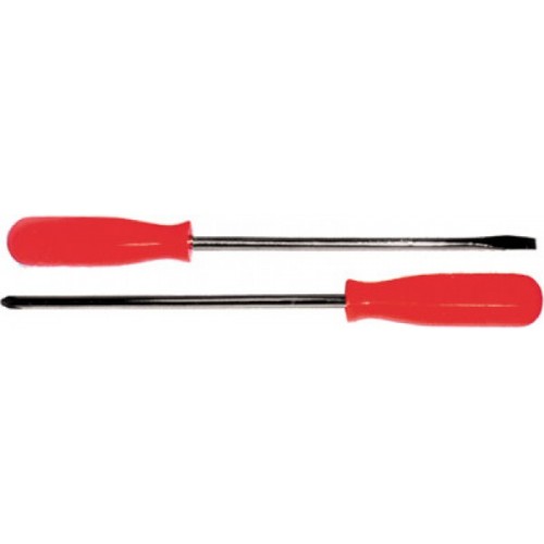 купить Отвертка FIT "Эконом" 5х100 "шлиц" оранжевая ручка с доставкой