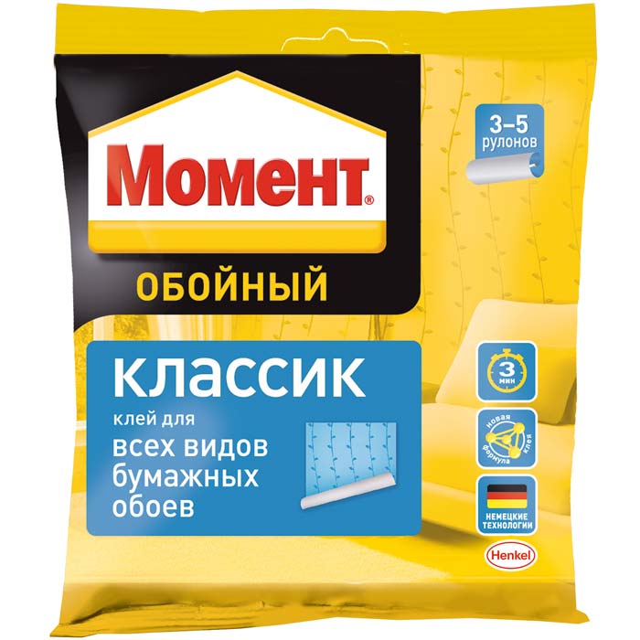 купить Клей обойный Момент Классик 100г                                                                     с доставкой