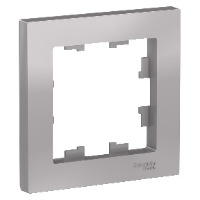 купить Рамка Schneider Electric Atlas 1-ая алюминий  ATN000301 с доставкой
