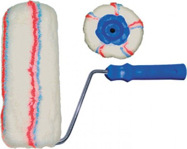 купить Валик 300мм полиакрил кр/сер Д55/91мм,ворс18мм,бюгель8мм FIT Профи с доставкой