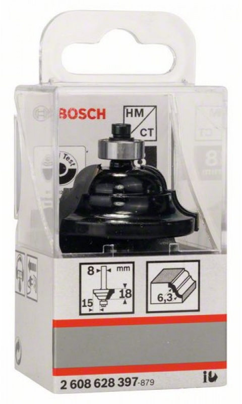 купить Фреза Bosch профильная D с напр.2лезв. 8/15/6,3/                                                     с доставкой