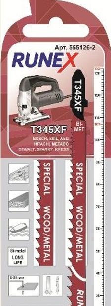 купить Пилка Runex T-345XF 132х107мм би-металл (древес.,металл)                                             с доставкой