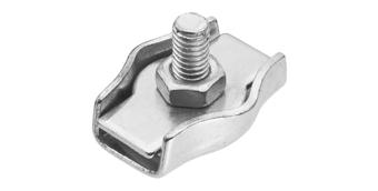 купить Зажим троса одинарный  6мм оцинк. SIMPLEX                                                            с доставкой