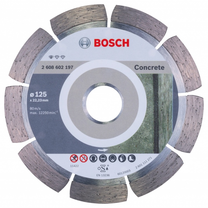 купить Диск алмазный 125*22,23мм сухой рез Bosch (2.608.602.197) с доставкой