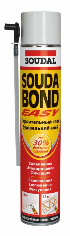 купить Клей-пена Soudal Easy Soudabond полиуретановый 750мл бытовая с доставкой