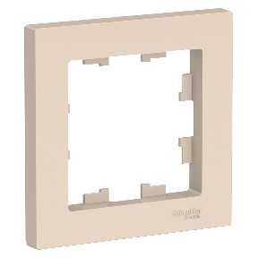 купить Рамка Schneider Electric Atlas 1-ая бежевый  ATN000201 с доставкой