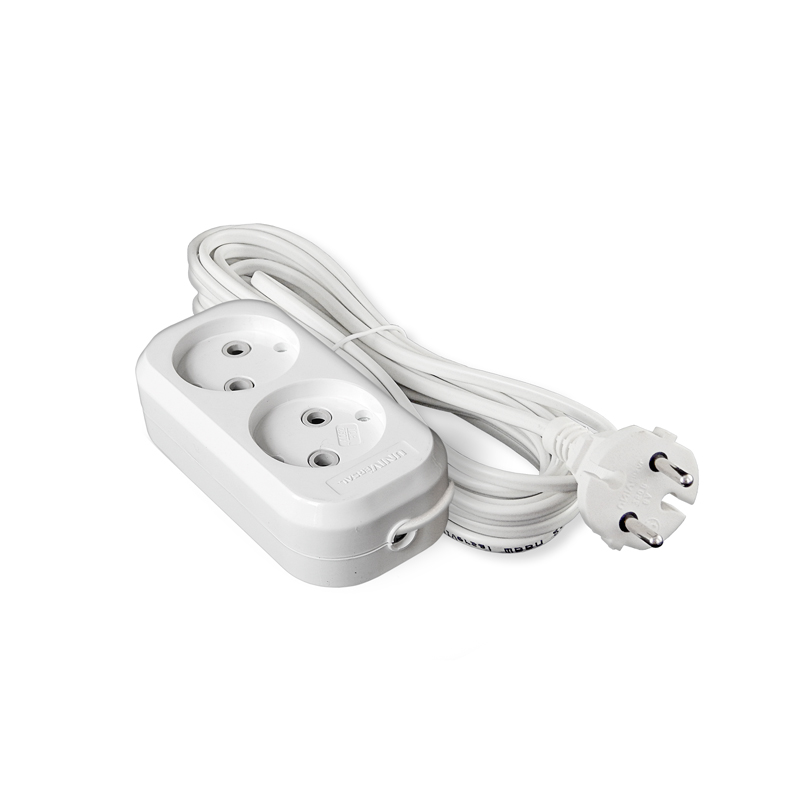 купить Удлинитель электрический Союз 2гн 1,5м ШВВП 2х0,75, без заземления с доставкой