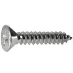 купить Саморез нерж.сталь 3,5х16  DIN7982 Z A2 потай                                                        с доставкой