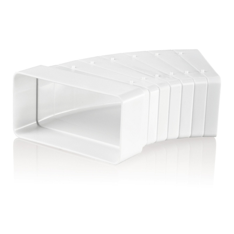 купить Колено горизонтальное разноугловое 110х55мм с доставкой