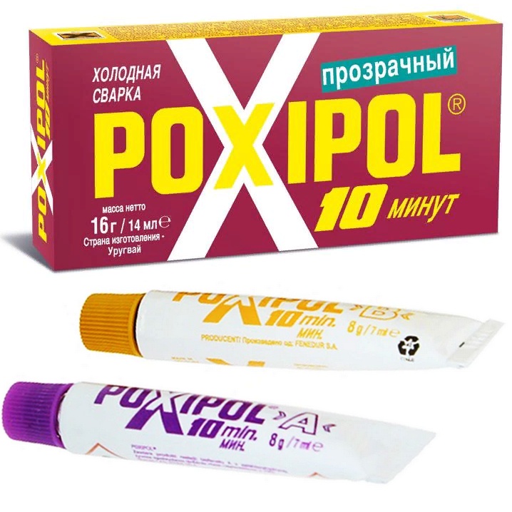 купить Холодная сварка POXIPOL 14мл прозрачный                                                              с доставкой