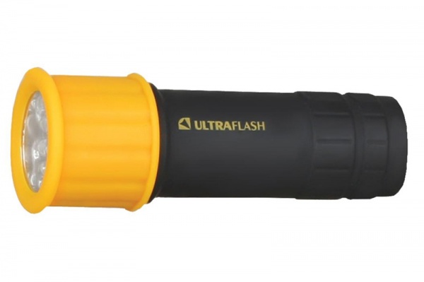 купить Фонарь Ultraflash 15001-B (9LED, 3*R03, резина)                                                      с доставкой