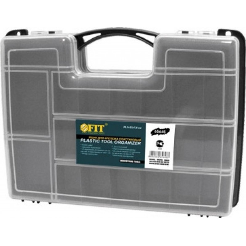 купить Ящик для крепежа (органайзер) FIT 29,5*22,6*7,6см двухсторонний                                      с доставкой