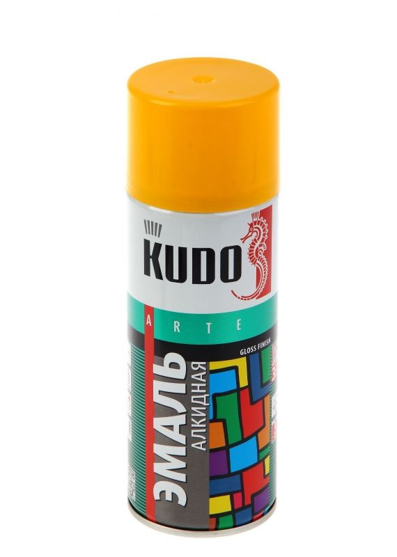 купить Краска аэроз. КУДО KU-1013 желтая 0,52л RAL1018 с доставкой