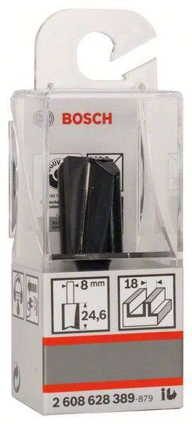 купить Фреза Bosch пазовая с2лезв. 8/18/25/56 (389)                                                         с доставкой