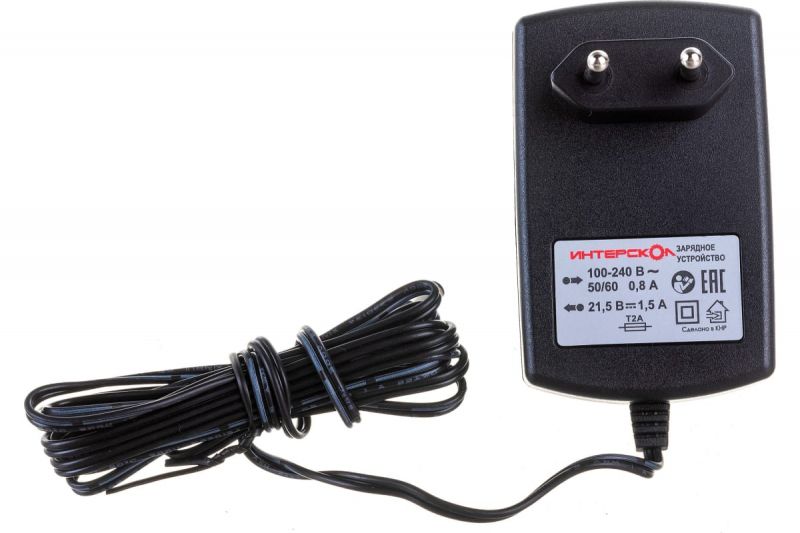 купить Зарядное устройство Интерскол ЗУ-1,5/18 для аккум. блока 1,5А/ч, 18В, Li-ion с доставкой