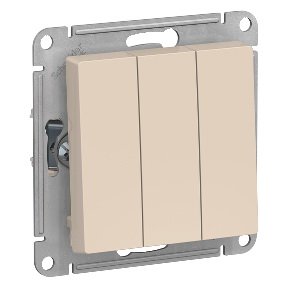 купить Выключатель Schneider Electric Atlas (модуль) 3кл. бежевый  ATN000231 с доставкой