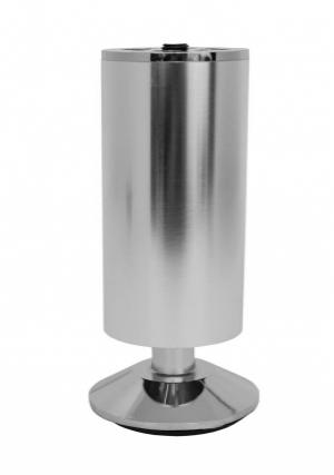 купить Опора мебельная регулируемая D50 H150мм алюминий                                                     с доставкой