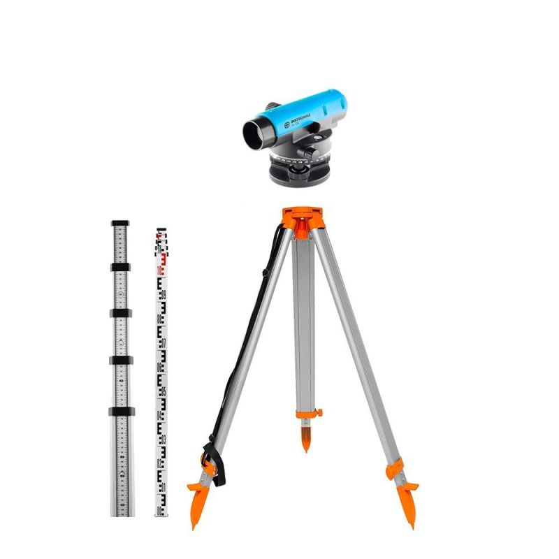 купить Оптический нивелир INSTRUMAX AL-124 (рейка TS-300 + штатив) с доставкой