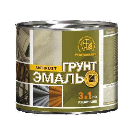 купить Грунт-эмаль по ржав.Радуга 3в 1 красная 1,9кг с доставкой