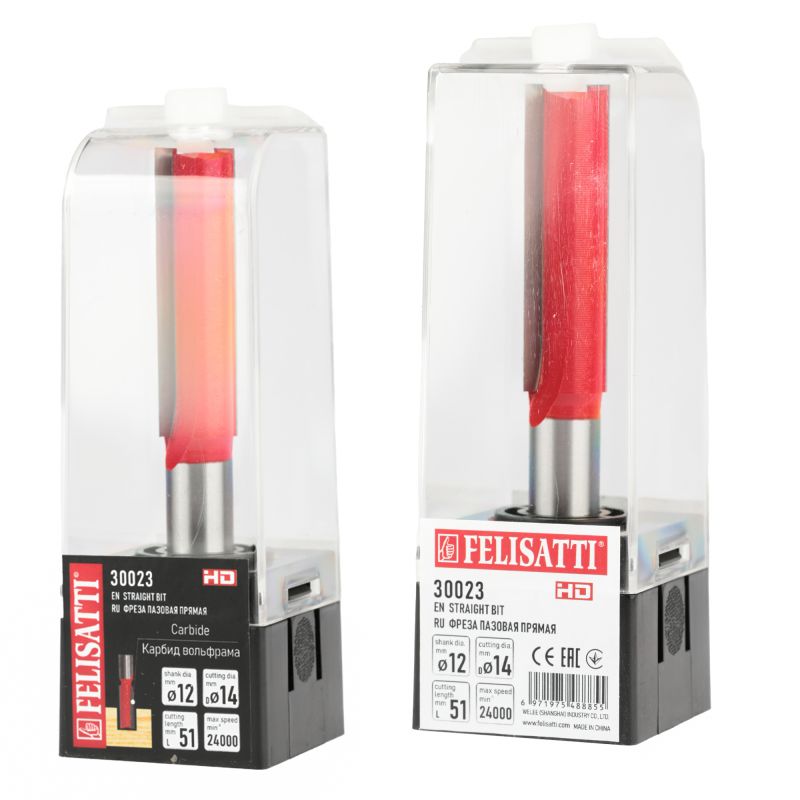 купить Фреза Felisatti пазовая прямая 14х51 хв.12мм с доставкой