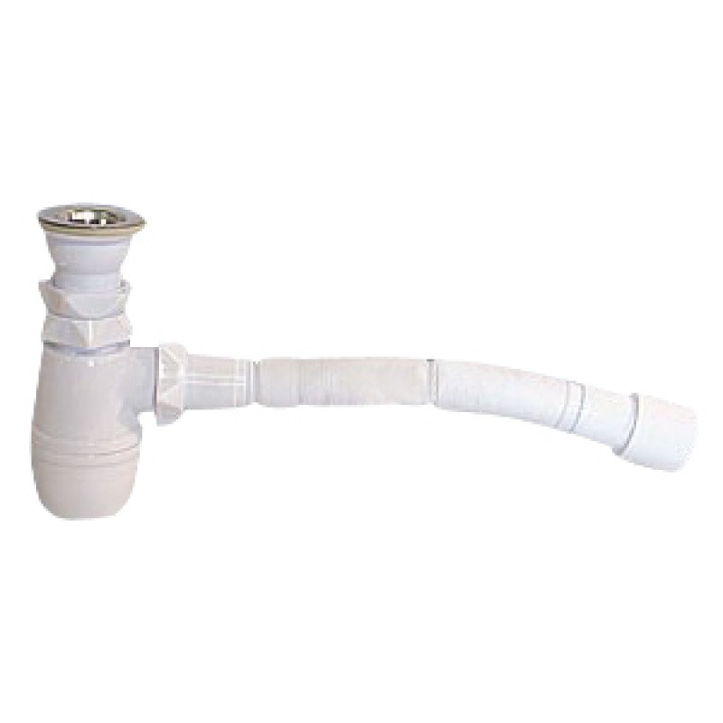 купить Сифон Минор 1 1/4"х40 с гибкой трубой 40х40/50 С1015 с доставкой