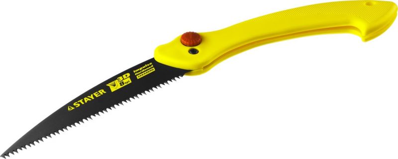 купить Ножовка по дереву 160мм Stayer Cobra CAMP походная, складная, рез"на себя", тефлон.покрытие с доставкой