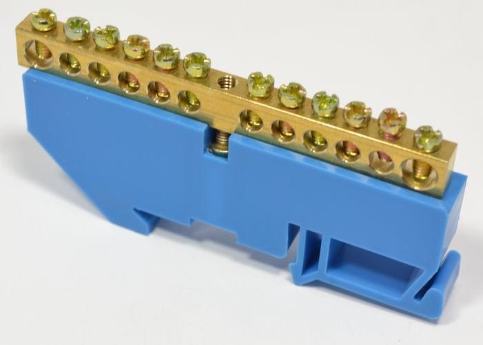 купить Шина нулевая на DIN 12/1 TDM 6х9мм бол. с доставкой