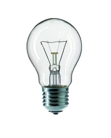 купить Лампа накаливания Е27 Philips A55 60W прозрачная                                                     с доставкой