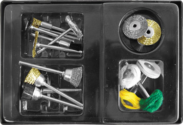 купить Набор корщетки/шарошки FIT д/гравиров.машинки (17шт)                                                 с доставкой