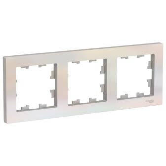 купить Рамка Schneider Electric Atlas 3-ая жемчуг  ATN000403 с доставкой