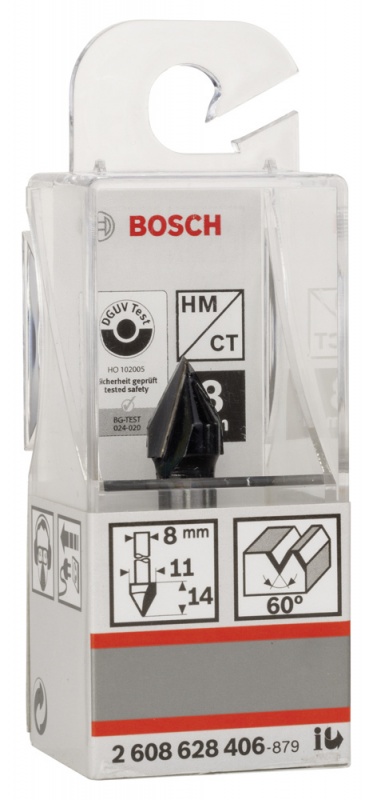 купить Фреза Bosch пазовая V-обр.8/11/14/45                                                                 с доставкой