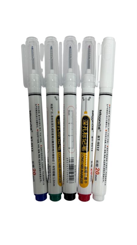 купить Набор маркеров перманентных цветных 5 шт для труднодоступных мест с доставкой