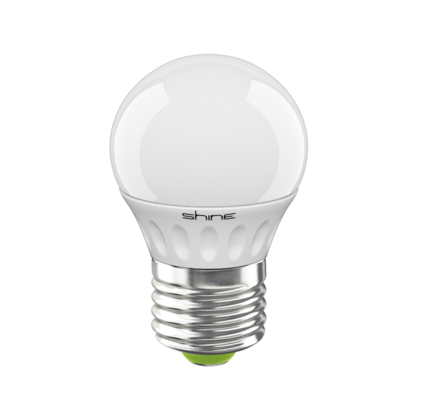 купить Лампа светодиодная Е27 Shine G45 3W 3000К (керам.)                                                   с доставкой