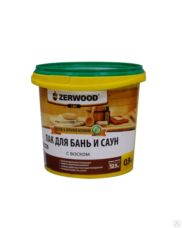 купить Лак акриловый для бань и саун ZERWOOD LBS 2,5кг с доставкой