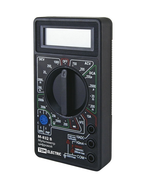 купить Мультиметр M832 прозвонка TDM с доставкой