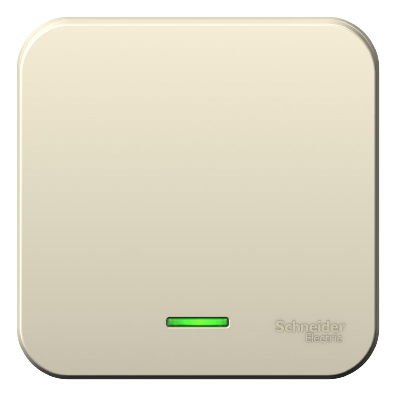 купить Выключатель накладной Schneider Electric Blanca 1-ОП 10А молочный, подсветка BLNVA101112												 с доставкой