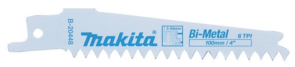 купить Полотно для сабельной пилы Makita В-20448,BIM,100мм,по пластику 5-50мм                               с доставкой
