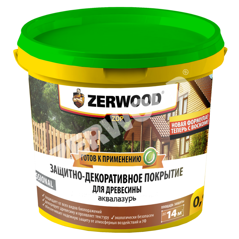 купить Пропитка по дереву защит.декор. акрил. бесцветная 5,0кг ZERWOOD ZDP аквалазурь с доставкой
